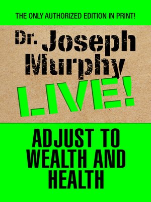 cover image of Adjust to Wealth and Health